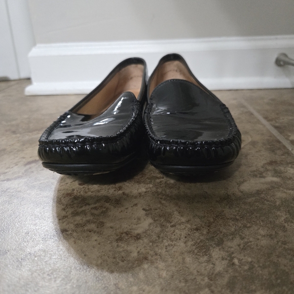 Stuart Weitzman Patent Leather Loafers Size 7 - Picture 8 of 9